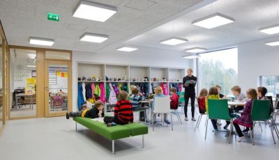 Imagen de una escuela finlandesa