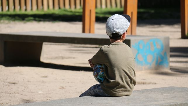 imagen de un niño en un parque