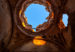 Imagen de la cúpula de un edificio de Belchite destrozado por bombas de la guerra civil española